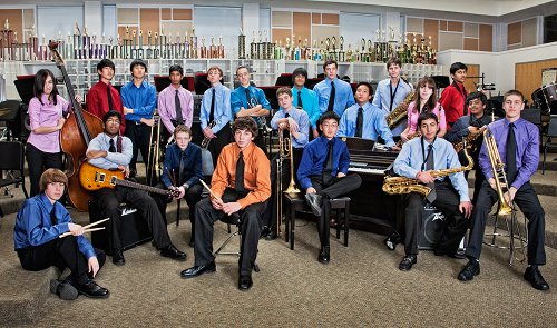 Stage Band picture by Frank Veronsky